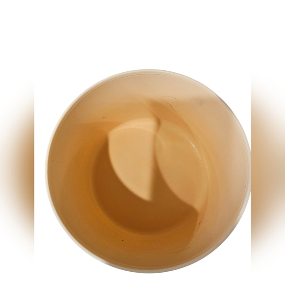 Vintage‎ Tupperware Cream and Blue Storage Container with Lid - Picture 3 of 4